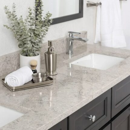 Interior Design. bathroom countertop, granite bathroom countertop, quartz bathroom countertop, marble bathroom countertop, solid surface bathroom countertop, vanity countertop, quartz vanity top, marble vanity top, granite vanity top, terrazzo bathroom countertop, concrete bathroom countertop, porcelain bathroom countertop, double sink bathroom countertop, single sink bathroom countertop, undermount sink countertop, vessel sink bathroom countertop, custom bathroom countertop, waterproof bathroom countertop, stain resistant bathroom countertop, seamless bathroom countertop, polished marble vanity countertop, quartz stone bathroom worktop, stone vanity top, modern bathroom countertop design, luxury bathroom countertop.