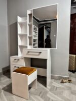 Interior Design. dressing tables, vanity dressing table, modern dressing table, makeup dressing table, dressing table with mirror, dressing table with LED mirror, lighted mirror dressing table, dressing table with drawers, floating dressing table, wall mounted dressing table, compact dressing table, small dressing table, large dressing table, bedroom dressing table, walk in closet dressing table, wooden dressing table, white dressing table, black dressing table, marble top dressing table, glass top dressing table, mirrored dressing table, vanity table with stool, corner dressing table, luxury dressing table, custom dressing table.